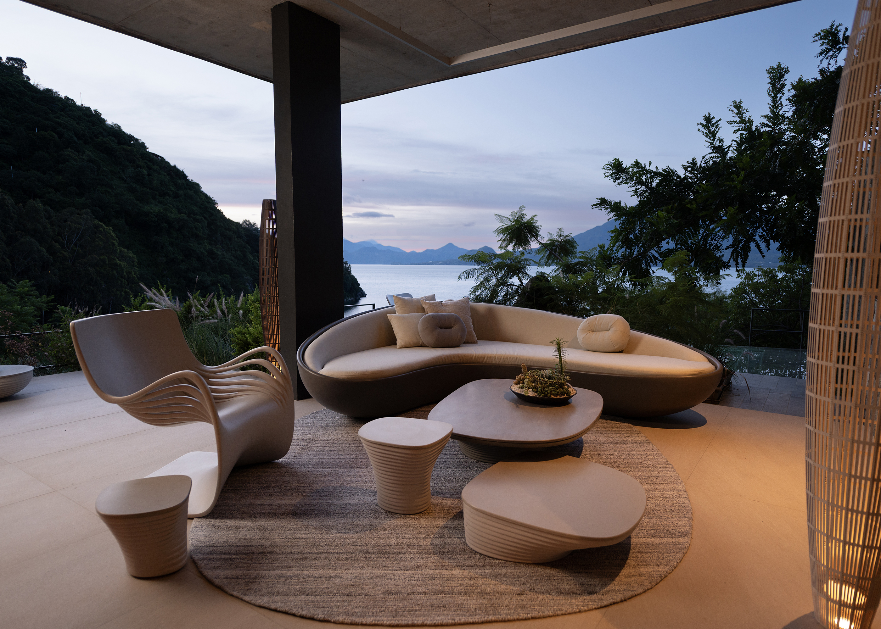 Faba Fiber Sofa with Corner